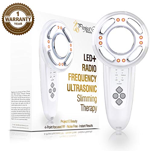 Project E Beauty 3 en 1 portable Fréquence RF Radio Perte LED rouge Photon corps plus mince Poids Fat Slim Minceur Spa Massager périphérique -Rechargeable