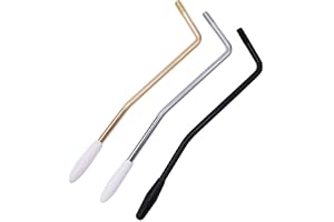 Alnicov 3 st Whammy bar tråd enkel tremolo-arm med spetslock (6 mm)