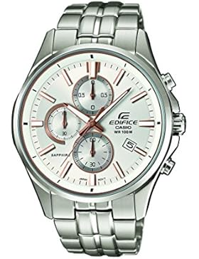 Casio Edifice Herrenuhr Analog Quarz mit Edelstahlarmband – EFB-530D-7AVUER