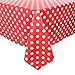 Produktbild XSS Tischdecke/Tischtuch, abwischbar, Polyvinylchlorid, 140x240cm, gepunktet, Rot/Weiß