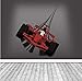 Produktbild Wand Smart Designs wsd220 m Full Farbe F1 Racing Auto Aufkleber Aufkleber Wandbild Jungen Schlafzimmer Transfer Art Wand, mehrfarbig