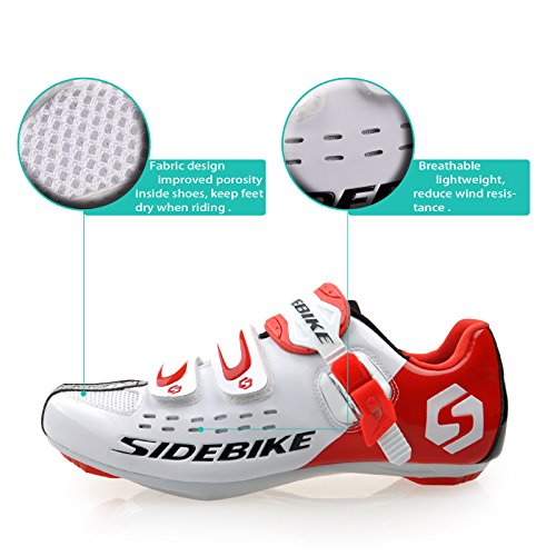 Herren/Mann Professionelle Radschuhe Rennrad Fahrradschuhe(Wählen Sie eine Größe mehr als üblich) - 7