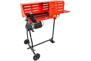 OXEO Fendeur de bûche hydraulique 7T horizontal - avec support - Moteur 2300W - Longueur de fendage 52cm - 2 roues - Fendeuse à bois