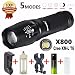 Produktbild Outdoor-Taschenlampe Clode® 5000 Lumen G700 LED Summen-Taschenlampe X800 Militär Lumitact Fackel-Batterie-Ladegerät