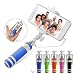 Produktbild Fone-Case (Blue) Mini Selfie-Stick Ausziehbare Tasche Einbeinstativ für Mobiltelefone mit eingebautem Remote-Shutter für für Motorola Moto G5 Plus (2017)