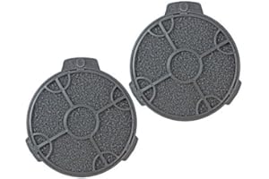 LAZER ELECTRICS 2 x Cooker Hood Carbon Filter Round Filters 5" for CARBFILT4 Cooke & Lewis