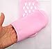 AYAOQIANG Moisturizing Gel Spa Socks for Moisturize Soften Repair Cracked Skin-2Pair (Pink + Blue)
