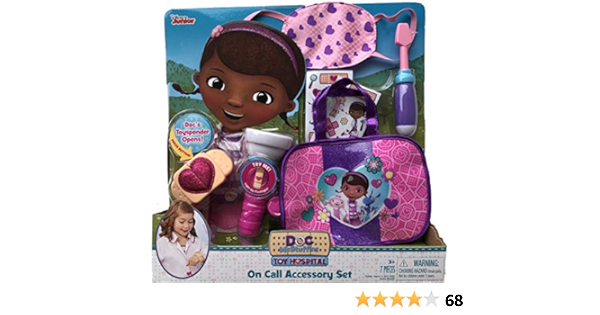doc mcstuffins toy hospital on call accessory set