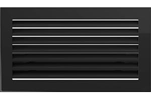KRATKI grille de ventilation grille de cheminée FRESH 17cm x 17cm noir