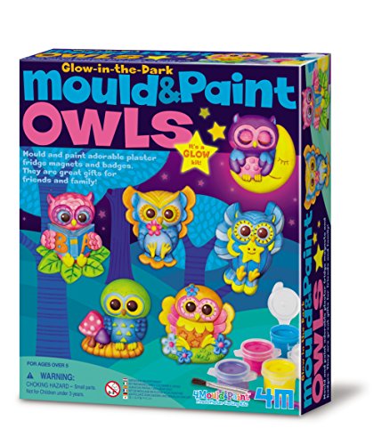 4M - Mould & Paint Glow Owls (004M4654)