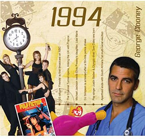 1994 Birthday Gift - 1994 CD Gift and 1994 Greeting Card