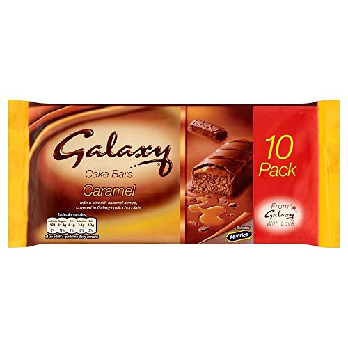 Preisvergleich Produktbild Mcvitie Galaxy Karamell Kuchen Bars (10)