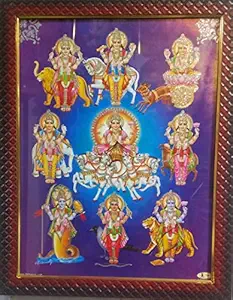 NAVA GRAHA Photo Frame : Sparkle Poster : Unbreakable Glass