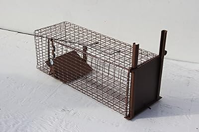 TRAPGALLIER piège cage capture 1 entrée 50x18x18 petits animaux rats, lapins rongeurs fabrication Française..