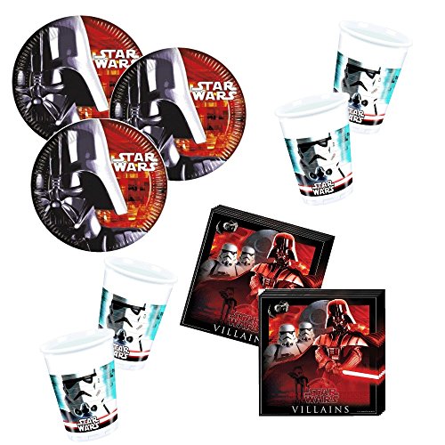 Partyset 36-tlg. * Star Wars * 8 Teller, 8 Becher, 20 Servietten