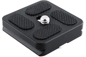 Harwerrel 40mm Plaque de Dégagement Rapide Libération pour Arca-Swiss Trépied Tête à Rotule Appareil Photo