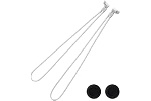 lasuroa 2pcs Sangles Manette Réglables, Remplacement Facile de Dragonne pour Poignet Compatible avec Oculus Meta Quest 2