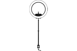 Elgato Ring Light – oświetlenie premium 2500 lm, zacisk na biurko, uchwyt kulowy do transmisji, TikToka, Instagramu, biura domowego, regulacja temperatury i jasności w aplikacji Mac, PC, iOS, Android