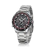 SJXIN Stilvolle Uhr 8149 Herrenuhr Racing Fashion 3 Auge Design Business Herrenuhr Kalender Modeuhren (Color : 2)