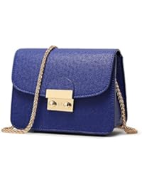 Canvas aspecto de lujo Clutch Mode elegante mujer bolso de mano (piel de imitación bolso Fiesta Funda handgelenktasche con 3 compartimentos laterales bolso hombro de calidad umhäng bolso para mujer