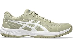 ASICS Men's Upcourt 6 Volleyball Shoes, Khaki/White, 9 UK