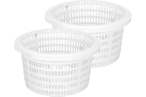 HAPIVIDA Skimmer Basket, Swimming Pool Skimmer Replacement Basket Effective Cleaning Filter Basket for In-Ground and Above Ground Pools (2pcs)