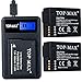 Produktbild TOP-MAX® 2X DMW-BLC12, DMW-BLC12E, DMW-BLC12PP Akku + USB Ladegerät für Panasonic Lumix DMC-FZ200, DMC-G5, DMC-G6, DMC-G6K, DMC-GH2