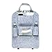 Produktbild VORCOOL Auto-Rücksitz-Reise-Aufbewahrungsbeutel Rücksitz-Organisator Filz 6-Pocket Kinder Toys für iPad Tissue Box Pen (grau)