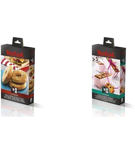 Plaques Gaufres Cœur TEFAL Snack Collection XA800612 - 2 Plaques + Boîte + Recettes