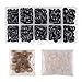 Produktbild Bermud 100 sets Teddyaugen Sicherheitsaugen Kunststoffaugen Puppenaugen 6mm 8mm 9mm 10mm 12mm (jede Größe 20pcs) Schwarz