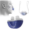 DFANCE Silicone Anti-snoring Device,Mini CPAP Anti Snoring Electronic Device,Sleep Apnea Stop Snore Aid Stopper USB Household Unisex Portable for Sleep,Snoring Solution,Blue