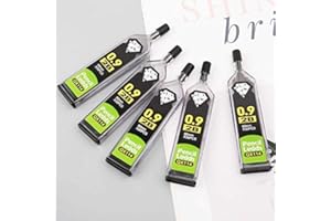 Lead Refills BE-TOOL 0.3/0.5/0.7/0.9 HB 2B 2H Pencil Refill Lead, Break Resistant Mechanical Pencil Lead, 30 Per Tube, 5 Tubes (150 Pcs)