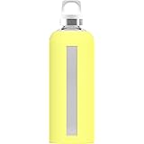 Sigg Star Borraccia Vetro (0.5 L / 0.85 L), Borraccia ermetica e priva di Sostanze nocive, Borraccia Acqua Resistente al Calo