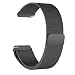 Produktbild Big-Mountain Für Garmin vivoactive 3, Edelstahl Armband, Milanese Magnetverschluss Mesh Handschlaufe Ersatz Uhr Armband, Band Strap Replacement, 20MM (Schwarz)