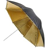 Ayex St&uuml;dyo Reflekt&ouml;r Şemsiyesi 84cm (33'') Gold (Altın) Siyah