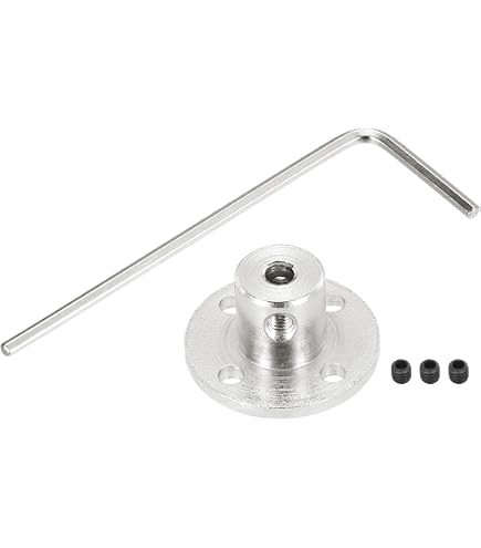 8MM Flanschkupplung 4 Stück Für Wellenkuppler Modellbau – Mit Schrauben & Inbusschlüssel