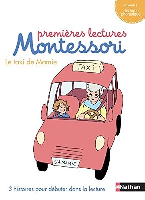 Nathan Mon coffret premières lectures Montessori : Le taxi de mamie - Niveau 1 - 4/7 ans