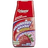 Colgate Fluoride Toothpaste Strawberry Smash Liquid Gel 4.60 oz (Pack of 1)