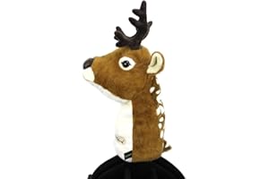 Scott Edward Drôle de Club de Golf Cover pour Le Conducteur Club de Golf Animaux Mignons Zoo Design Soft & Practical Golf Head Cover Fashion Guard pour Les Hommes et Les Femmes