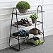 Produktbild Schuhregal, Eisen-rack platz sparenden schuhregal, Gartenpflanze balkon stehen-4 Schichten schwarz