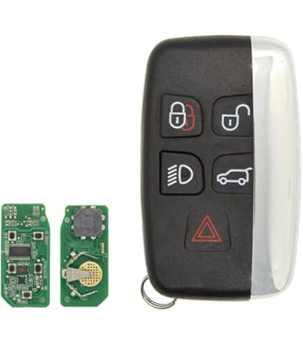 ECSiNG 2 Cover In Silicone Per Telecomando Auto – 5 Tasti – Per Land Rover E Jaguar