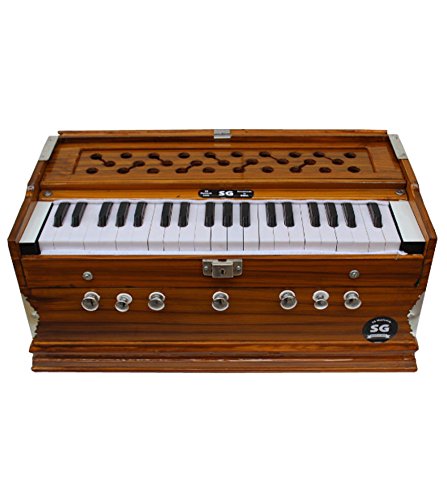 SG Musical - 7 Stopper Harmonium -/Yellow Teak