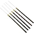 HUNNY- BUNCH® Professional Aari Embroidery Premium Needles Set for Production Work of Hand Embroidery, Beading, Sewing & Hand Knit Thread Purposes Pack of 5 Needles
