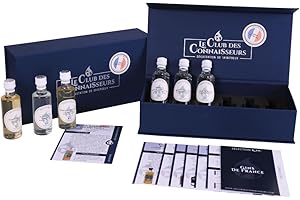 LE CLUB DES CONNAISSEURS DEGUSTATION DE SPIRITUEUX Coffret Dégustation Gin De France 6 x 40ml - En Solo Ou Duo - Le Club des Connaisseurs