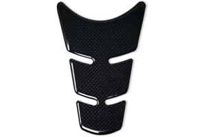 QUATTROERRE Tank Protection for Motorcycle 3D Slim Short, Carbon