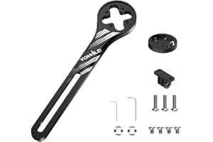 TOWILD Supporto Esterno per Garmin - Supporto per Computer da Bici per XOSS iGPSPORT Meilan Magene CYCPLUS - Bordo e Manubrio per Bici MTB (AS70)