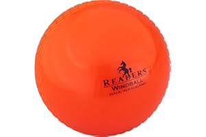 Readers Windball Cricket Soft Ball, Orange Pack Of 6