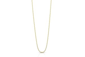 Paula & Fritz® Damski łańcuszek na szyję ze stali nierdzewnej, srebrny, złoty, szerokość 3 mm, różne długości, biżuteria na szyję, okrągły łańcuszek kotwiczny, łańcuszek damski