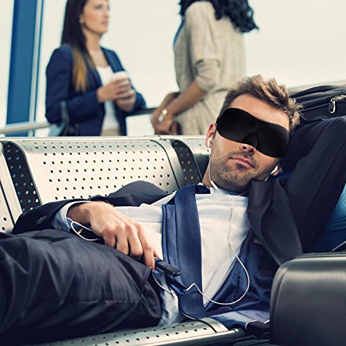 Prima antifaz para dormir - Opaco totalmente - Tapones para los oídos incluido - Máscara del sueño de DrSleepwell - Antifaces para dormir bien - Dormir con antifaz - Gafas para dormir - Imagen 8