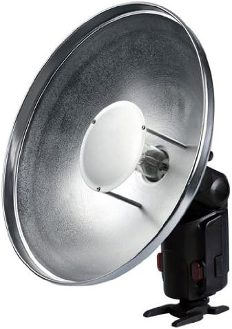 InterfitPhotographic STR207 Strobies Pro-Flash Beauty Dish with Honeycomb Grid (Silver)